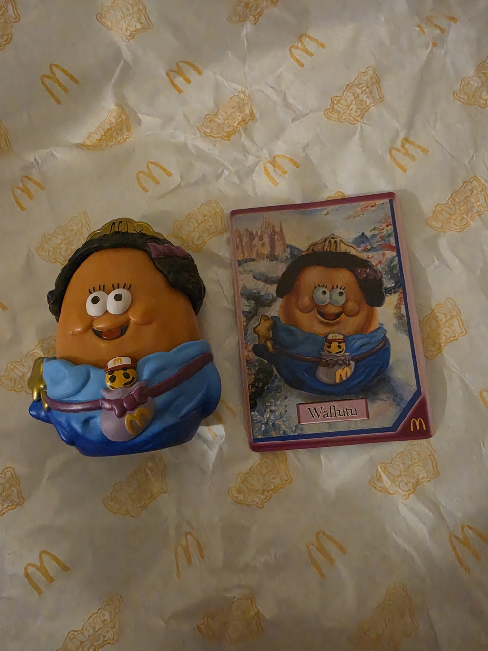 McDonald’s McNugget Buddies Waffutu Toy with Collector Card